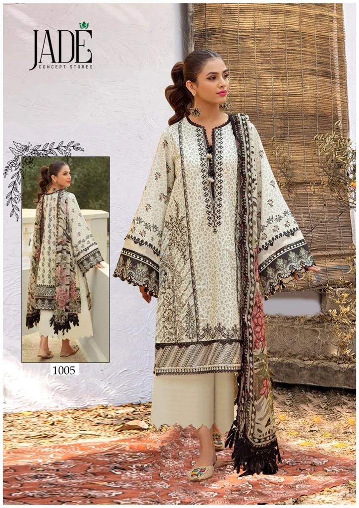Jade Chevron Vol 3 & 4 Heavy Cotton Wholesale Pakistani Salwar Suit Catalog — Wholesale Pakistani Suits, MPA wholesale from Surat - Gallery Image 5